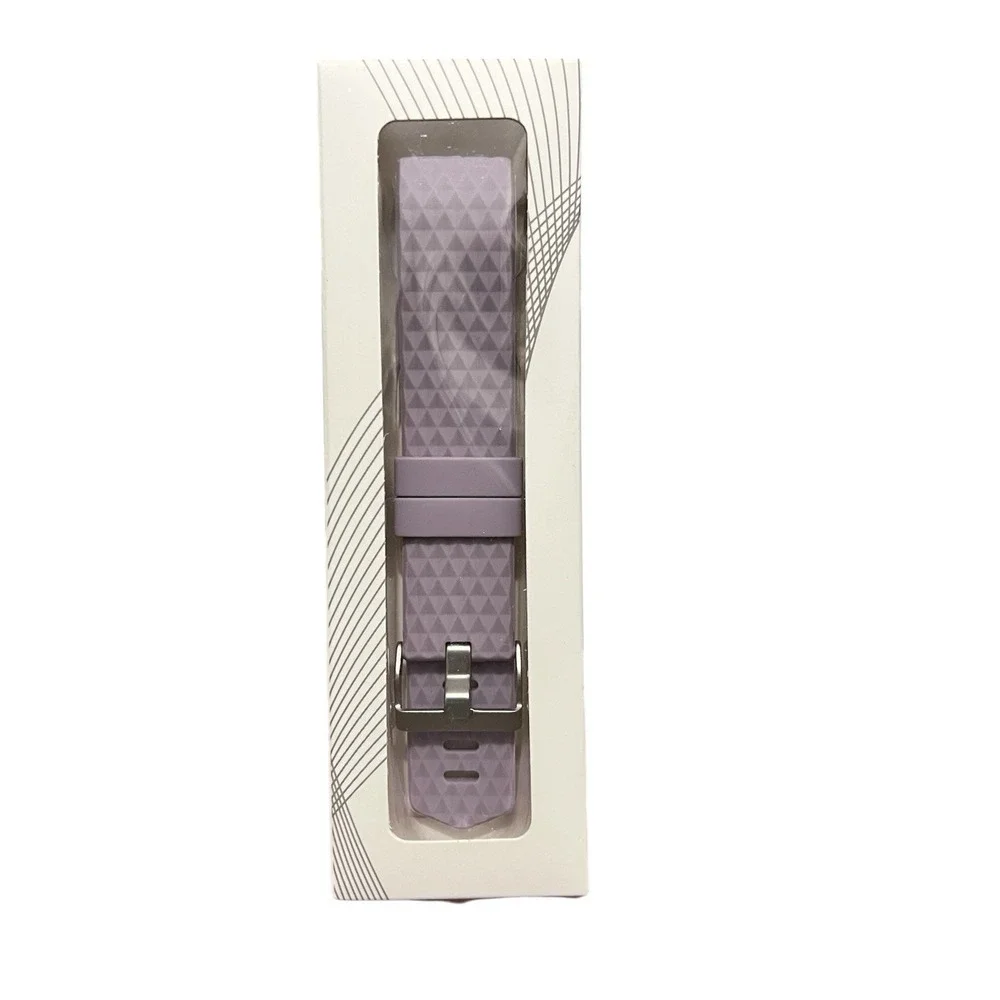 1 Inch Silicone Rubber Purple Lavender‎ Lilac Watch Strap